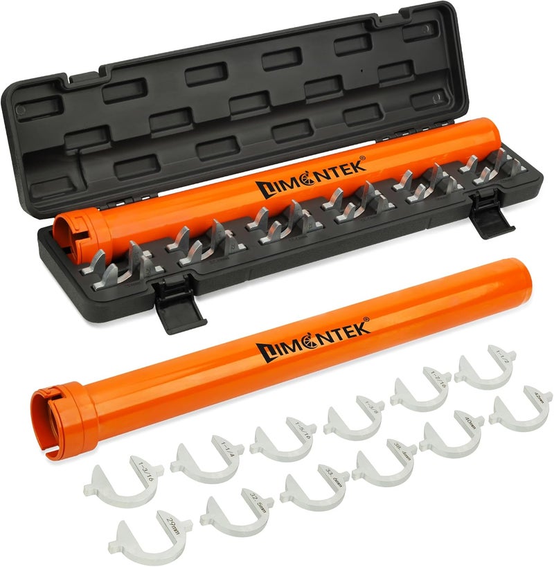 limontek Inner Tie Rod Removal Tool, Master Inner Tie Rod Tool Set with 12 Crowfoot Adapters & 1/2 Inch Drive Tube for Tie Rods Remove & Install - Image 1